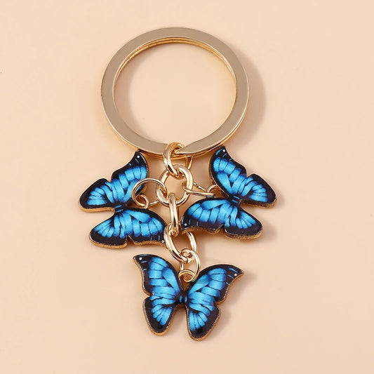 Cute Colorful Butterfly Keychain