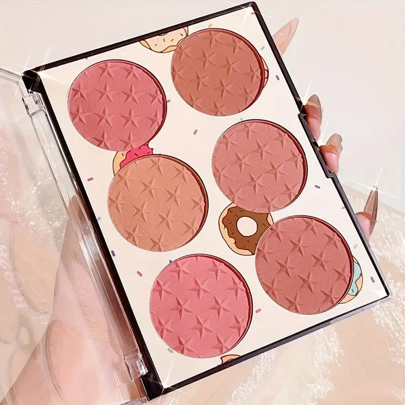6 Colour Blush Palette