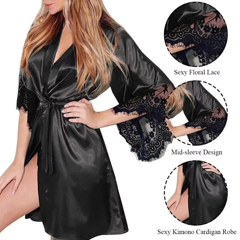 Women Lace Night Gown