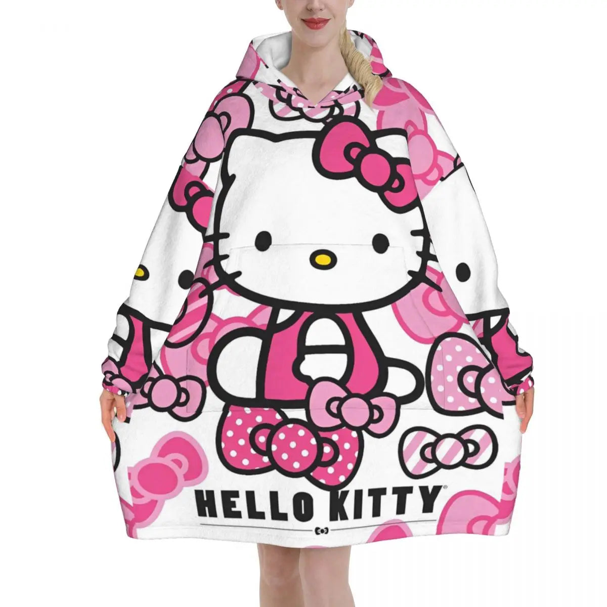 Hello Kitty Oversized Blanket Hoodie