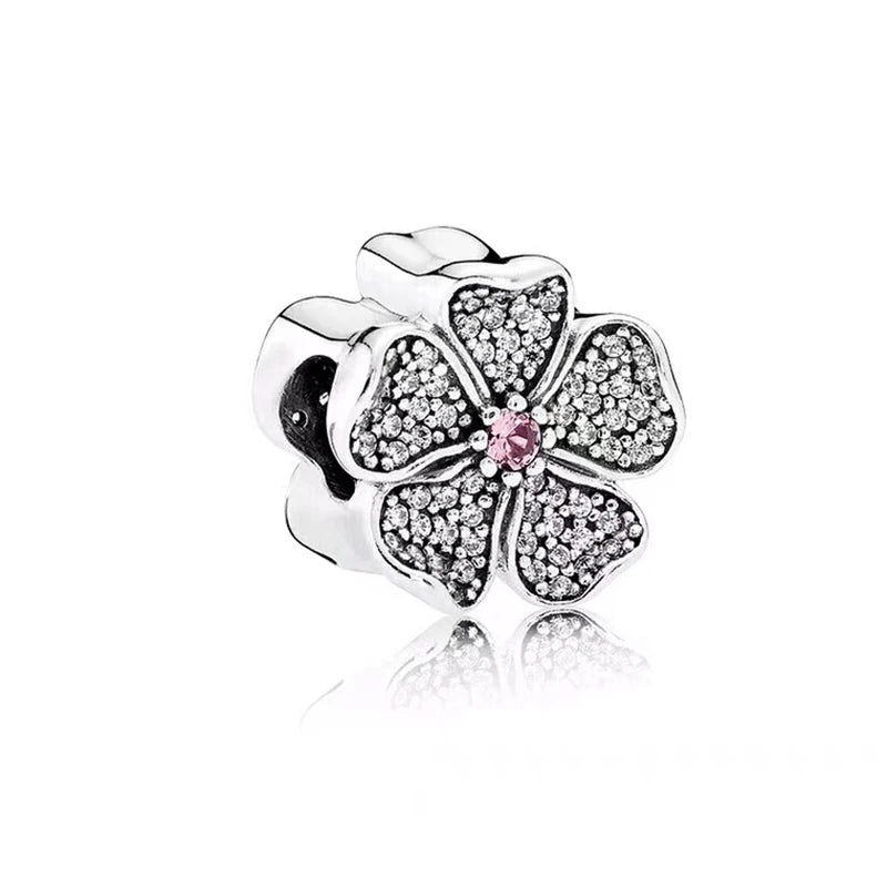 Pink Flowers Series Cherry Blossom Charms