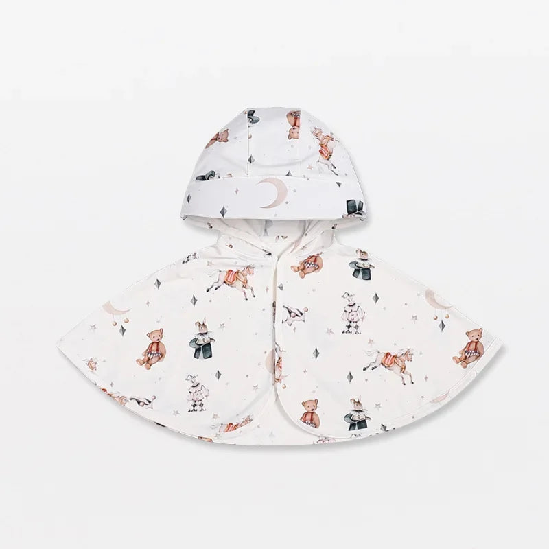Baby Kids Bear Hooded Poncho