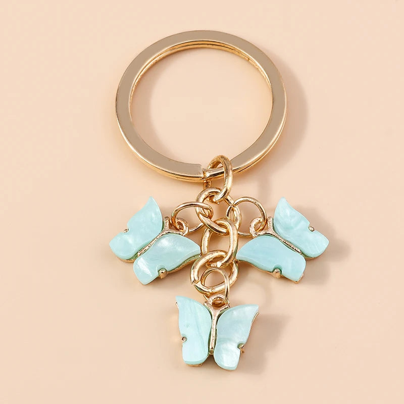 Cute Colorful Butterfly Keychain