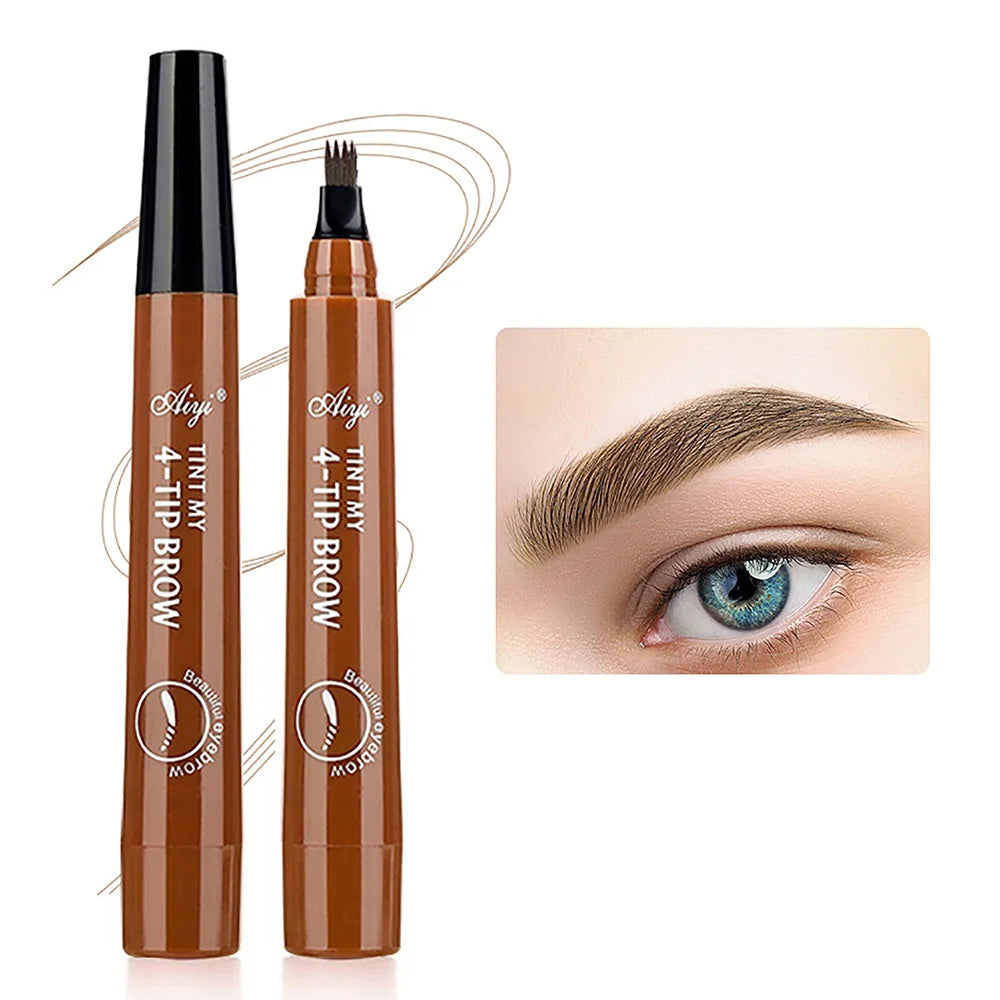 4 Tip Waterproof Liquid Eyebrow Pen