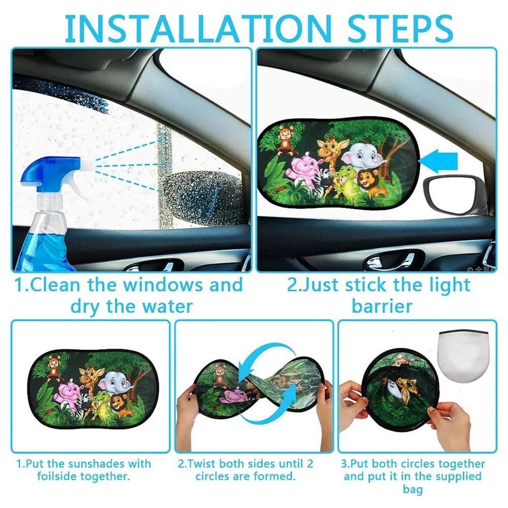 Cute Car Window Sunshade