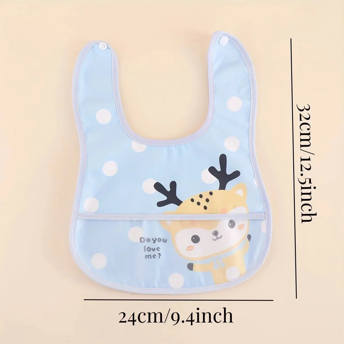Waterproof 5pc Feeding Bibs