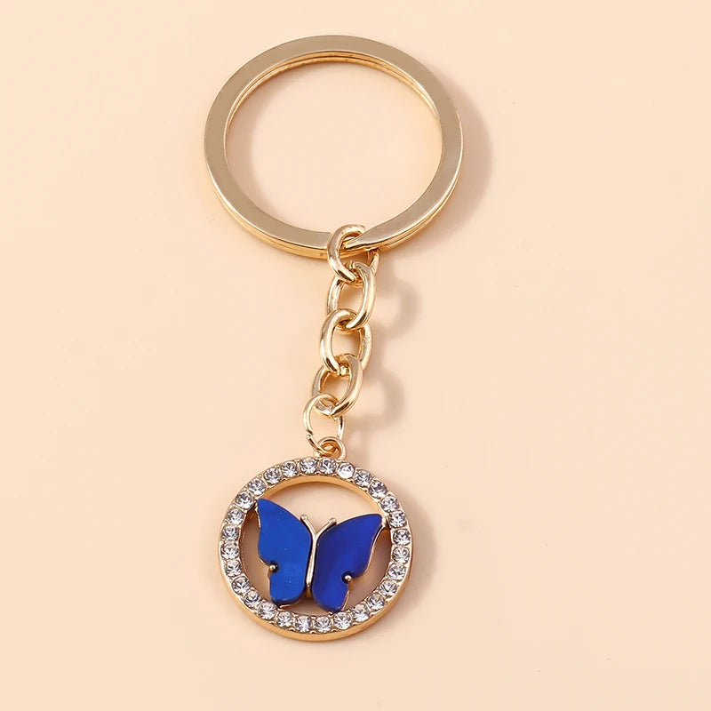 Cute Colorful Butterfly Keychain