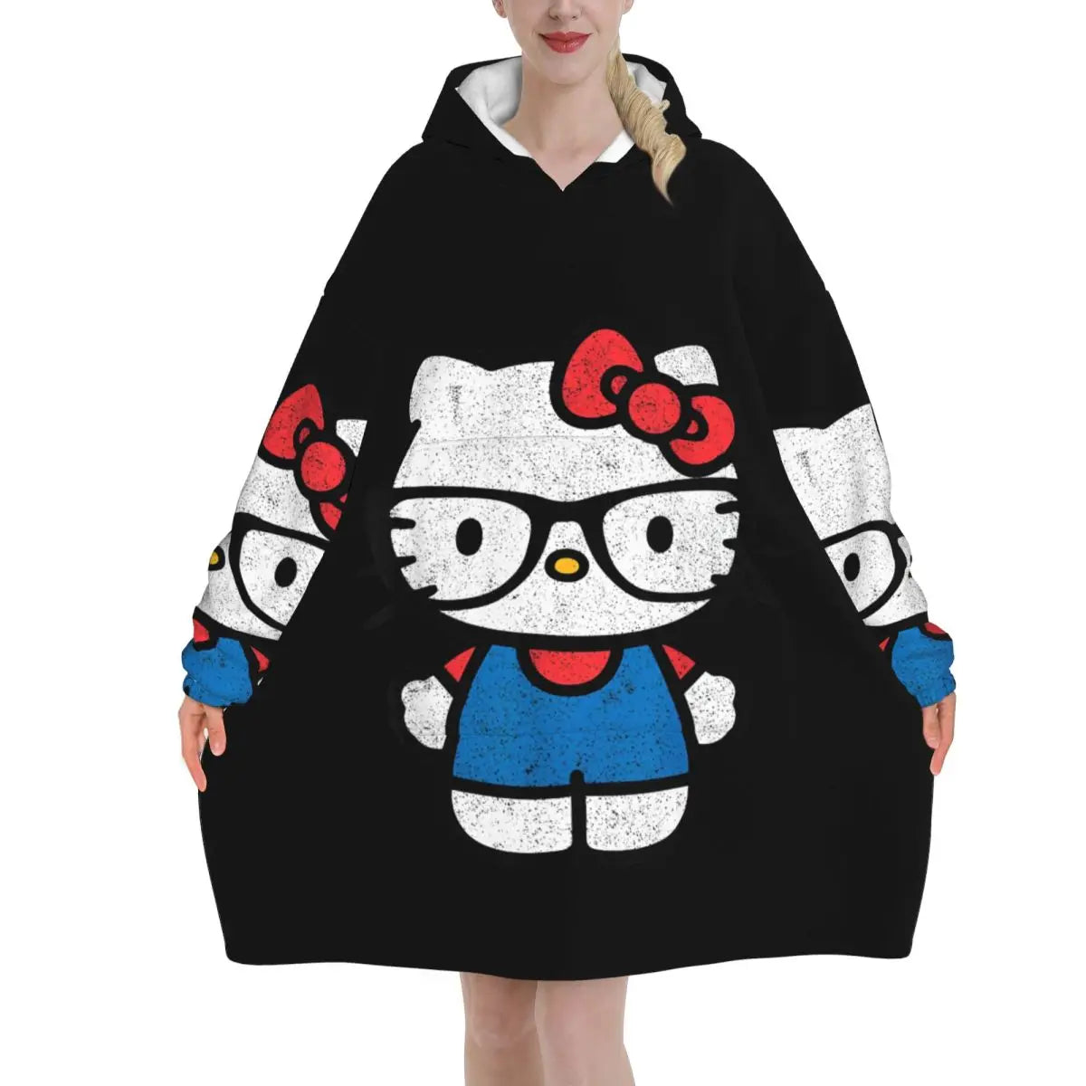 Hello Kitty Oversized Blanket Hoodie