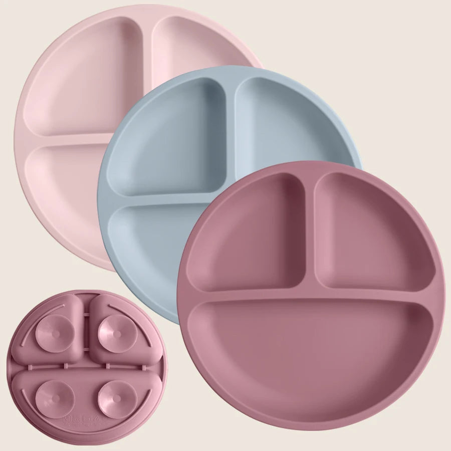 BPA Free Suction Silicone Feeding Plate