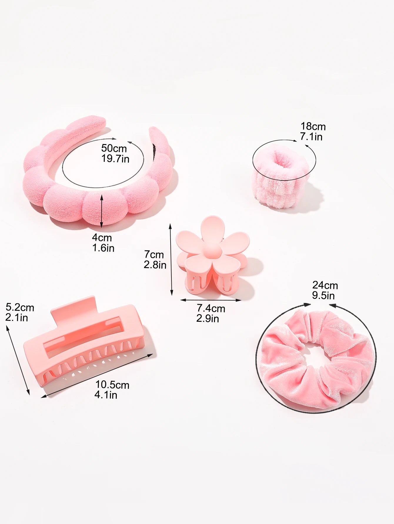 7Pcs Micro fibre Skin Care Washing Set
