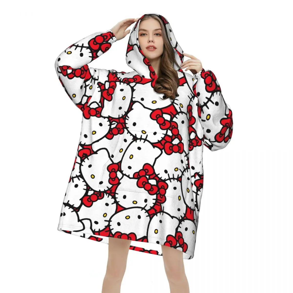 Hello Kitty Oversized Blanket Hoodie