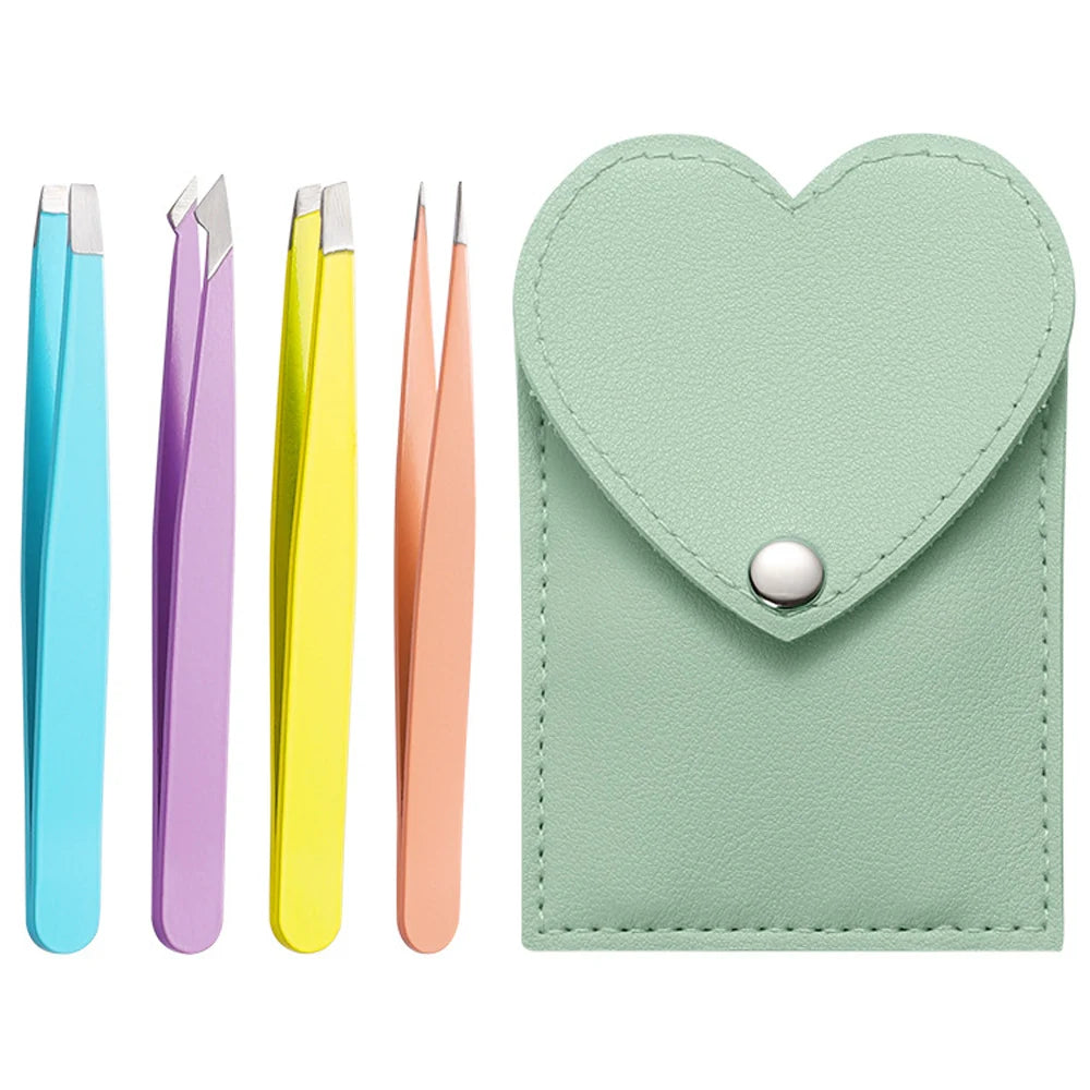 4/6Pcs Hair Removal Tweezer Set
