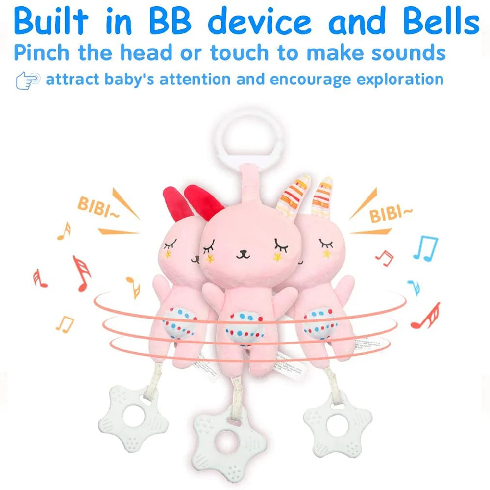 Clip-on Plush & Teether