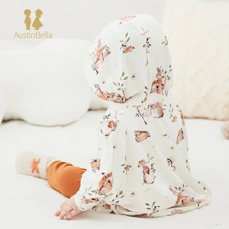 Baby Kids Bear Hooded Poncho