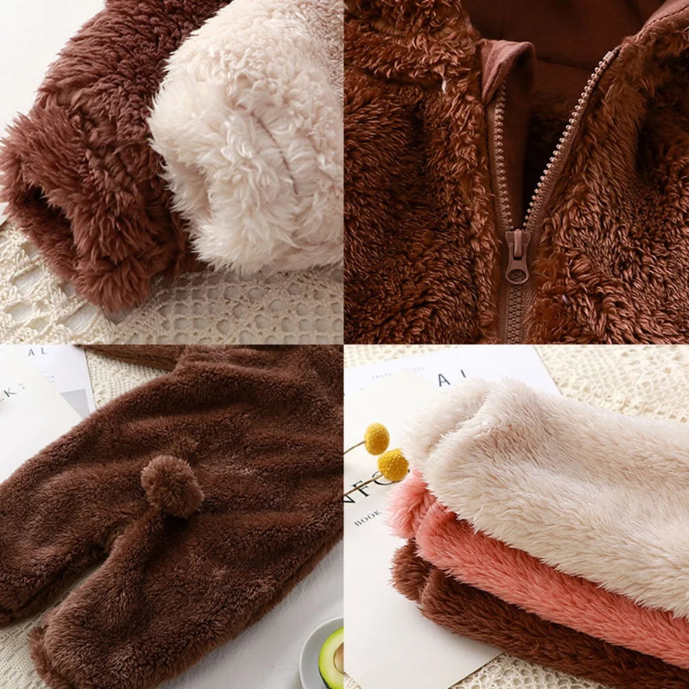 Cute Bear Winter Jumpsuit