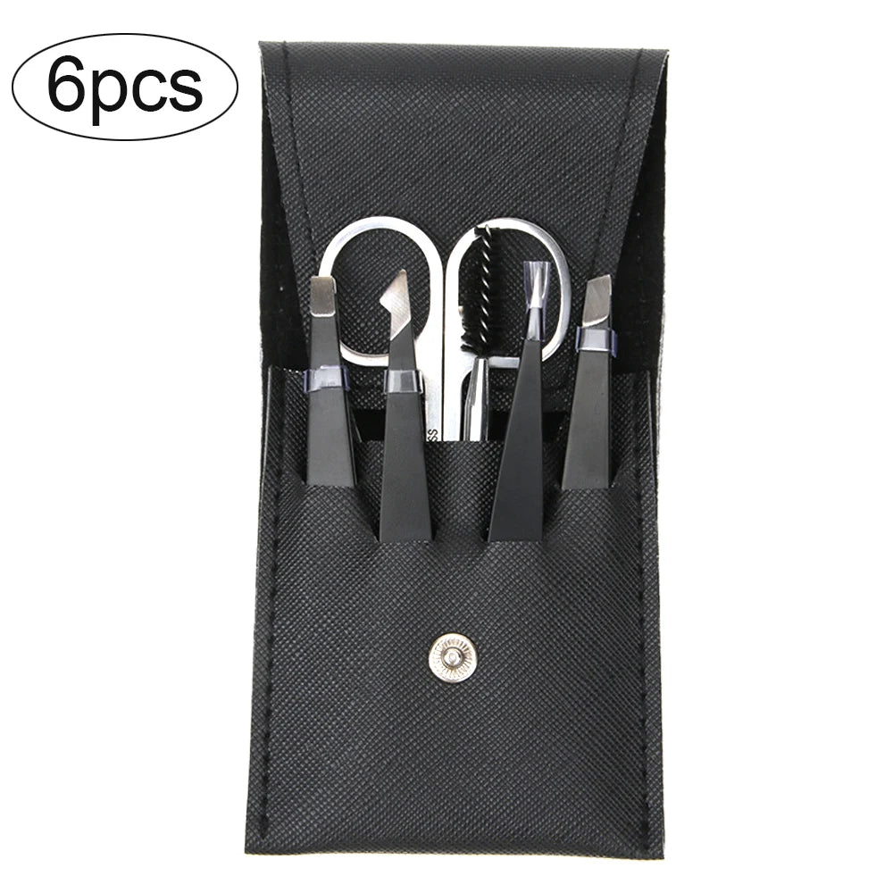 4/6Pcs Hair Removal Tweezer Set