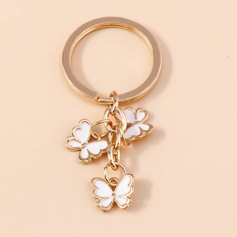 Cute Colorful Butterfly Keychain