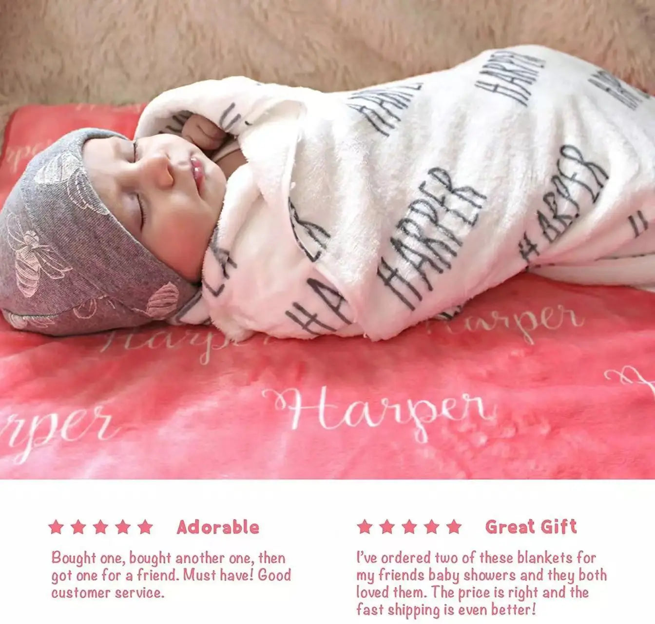 Personalised Name Blanket
