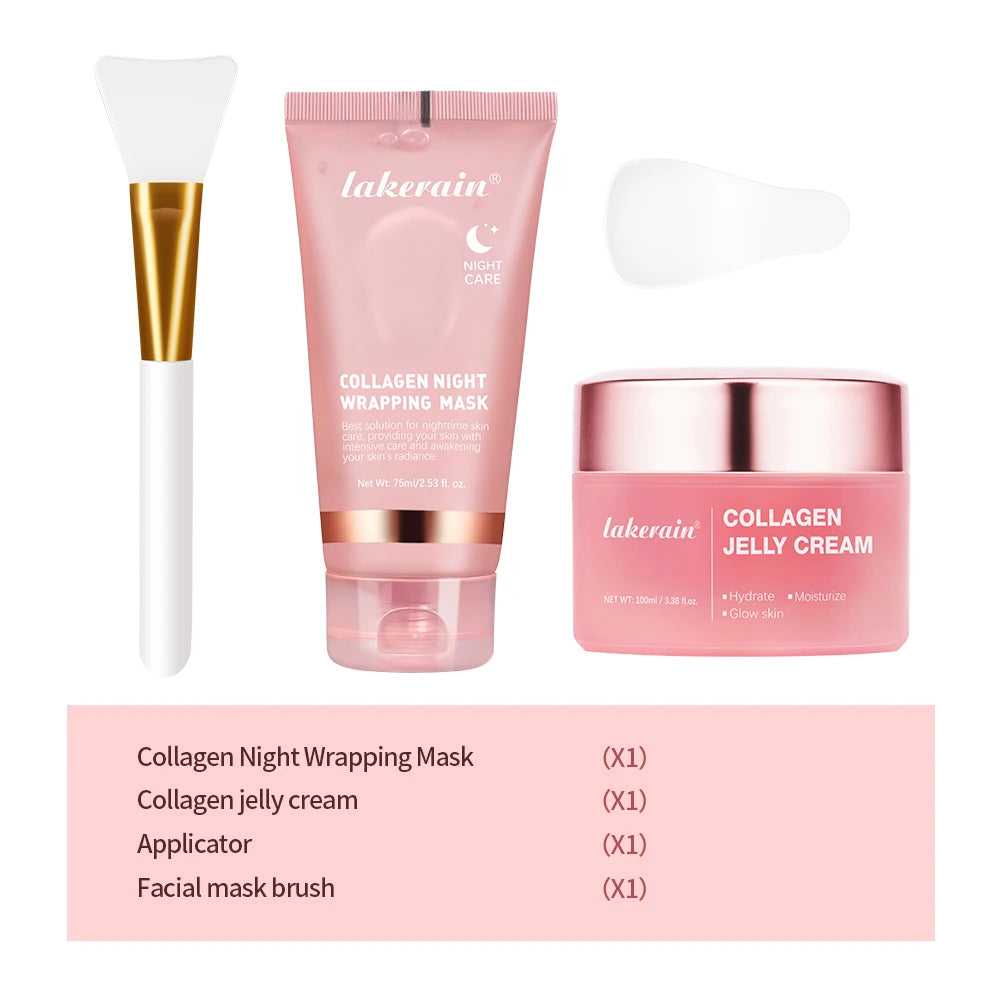 Collagen Jelly Cream & Night Peel Off Mask