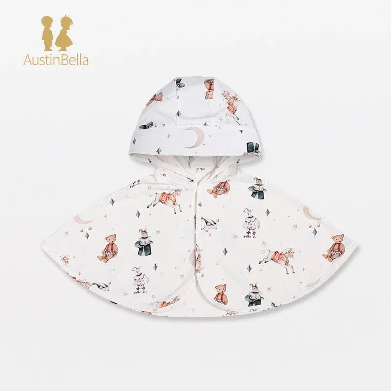 Baby Kids Bear Hooded Poncho