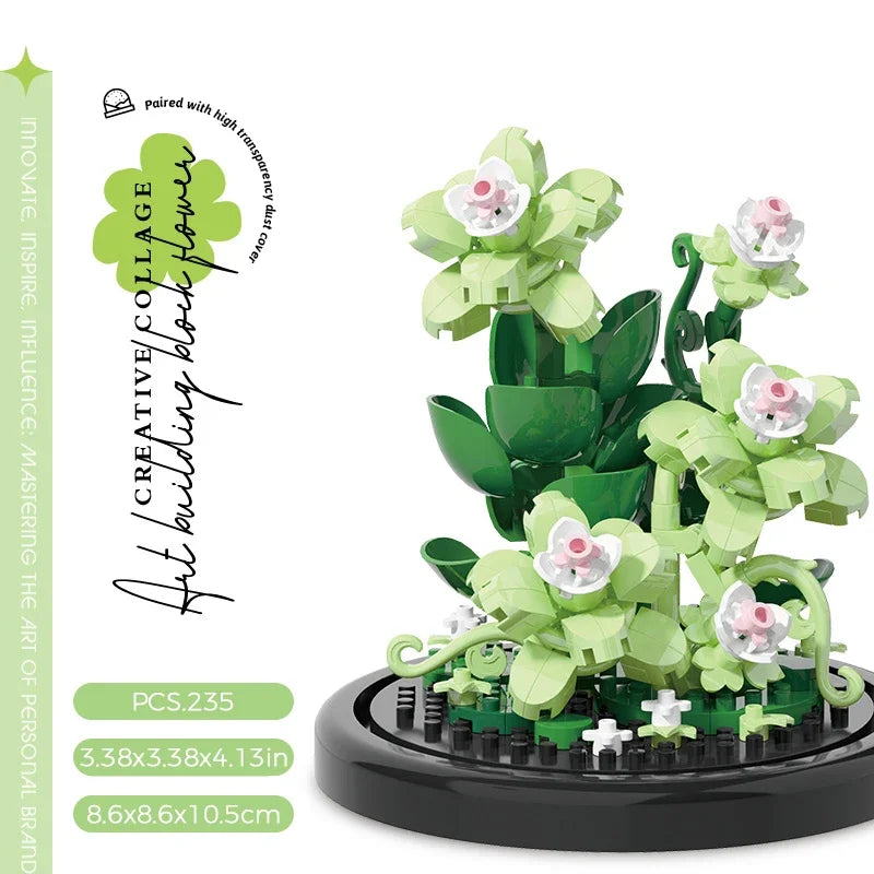 Potted Micro Block Flower & Succulent Sets