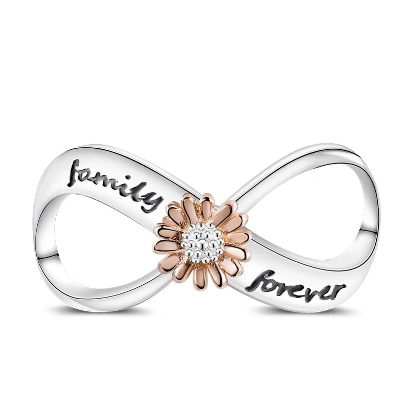 925 Sterling Silver Mothers Day Bracelet Charms