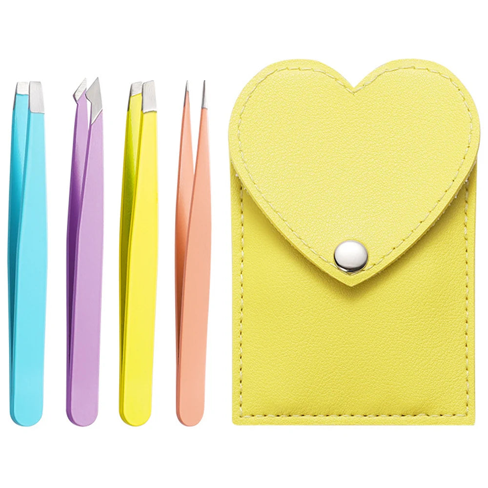 4/6Pcs Hair Removal Tweezer Set