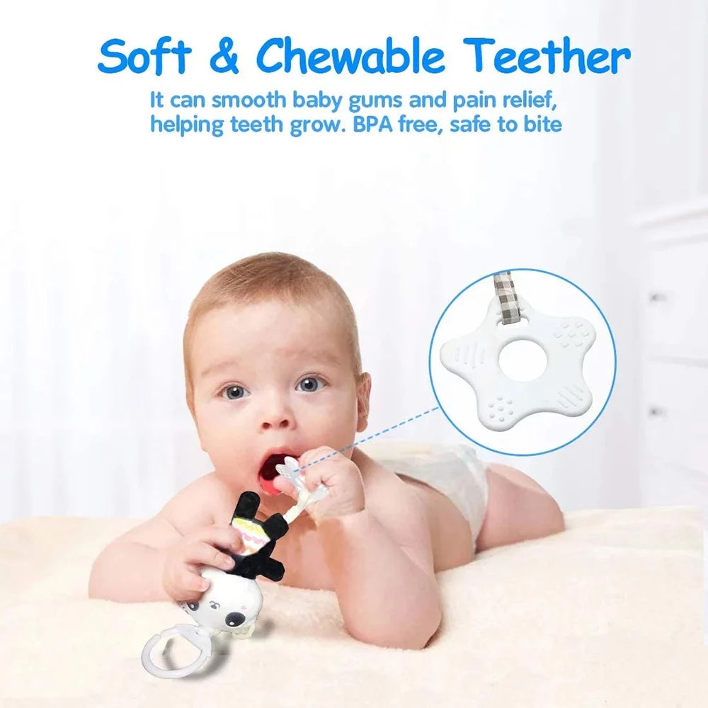 Clip-on Plush & Teether