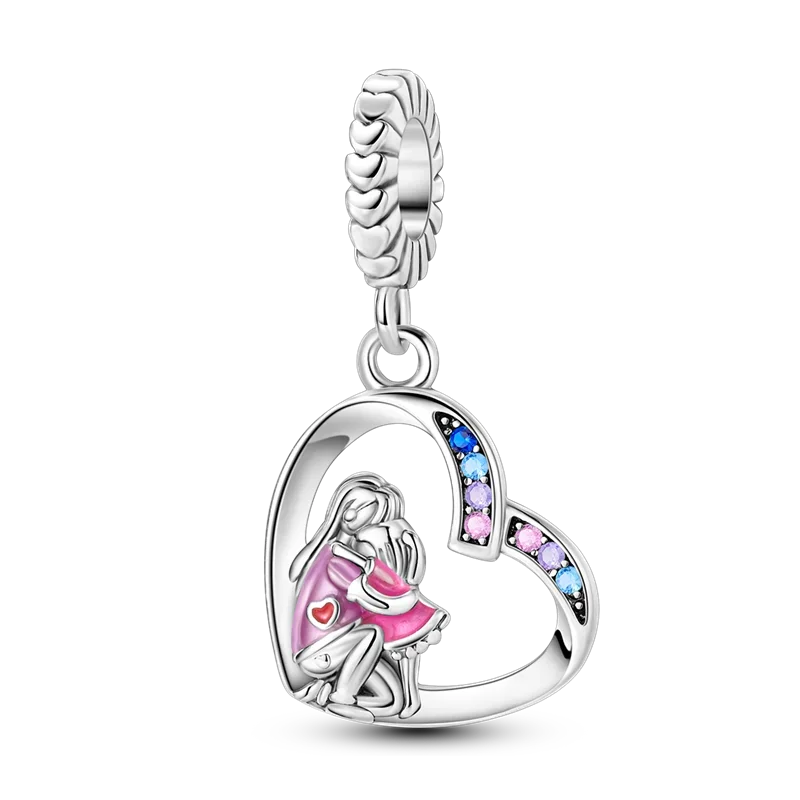925 Sterling Silver Mothers Day Bracelet Charms
