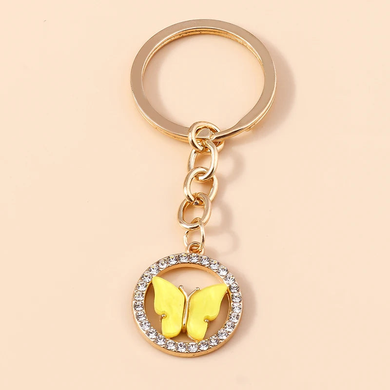Cute Colorful Butterfly Keychain