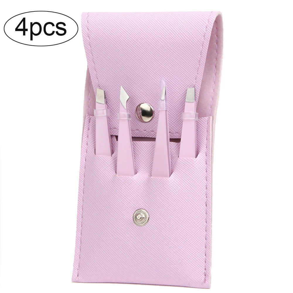 4/6Pcs Hair Removal Tweezer Set