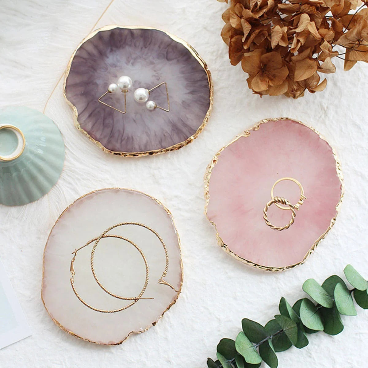 Coloured Resin Jewellery Tray