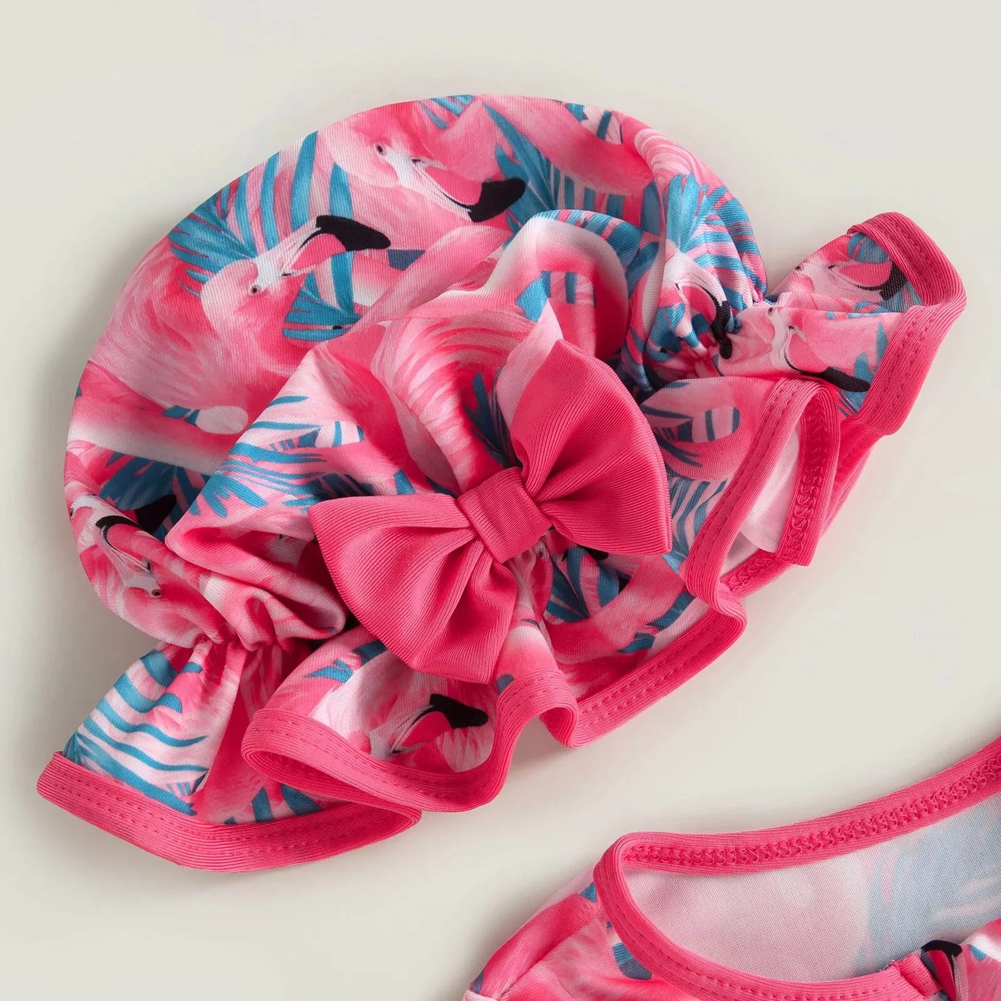 Long Sleeve Zipper Bathing Suit & Headband Set