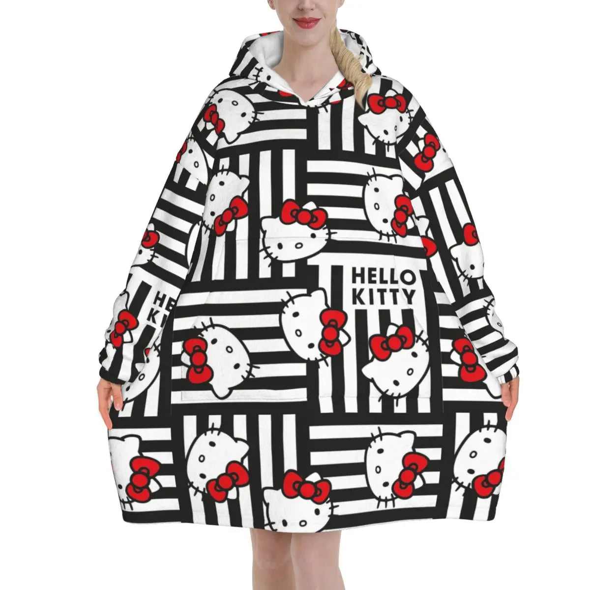 Hello Kitty Oversized Blanket Hoodie