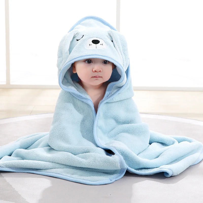 Cute Soft Newborn Hooded Towel