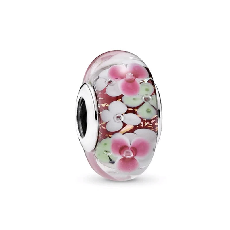 Pink Flowers Series Cherry Blossom Charms