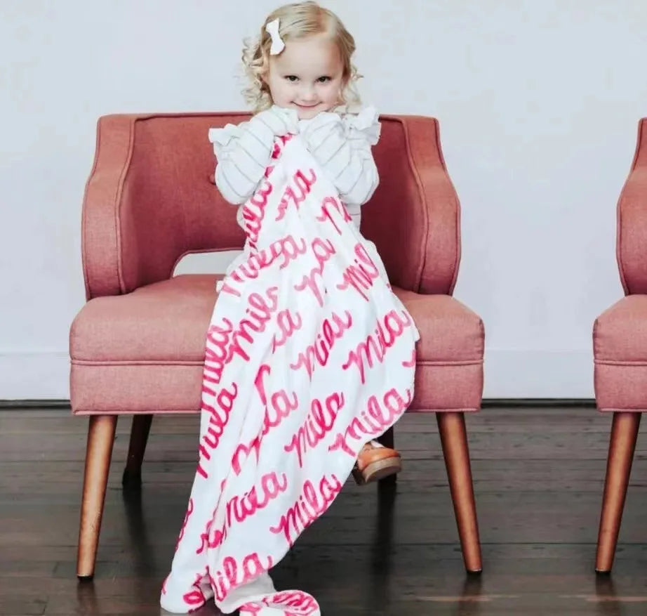 Personalised Name Blanket