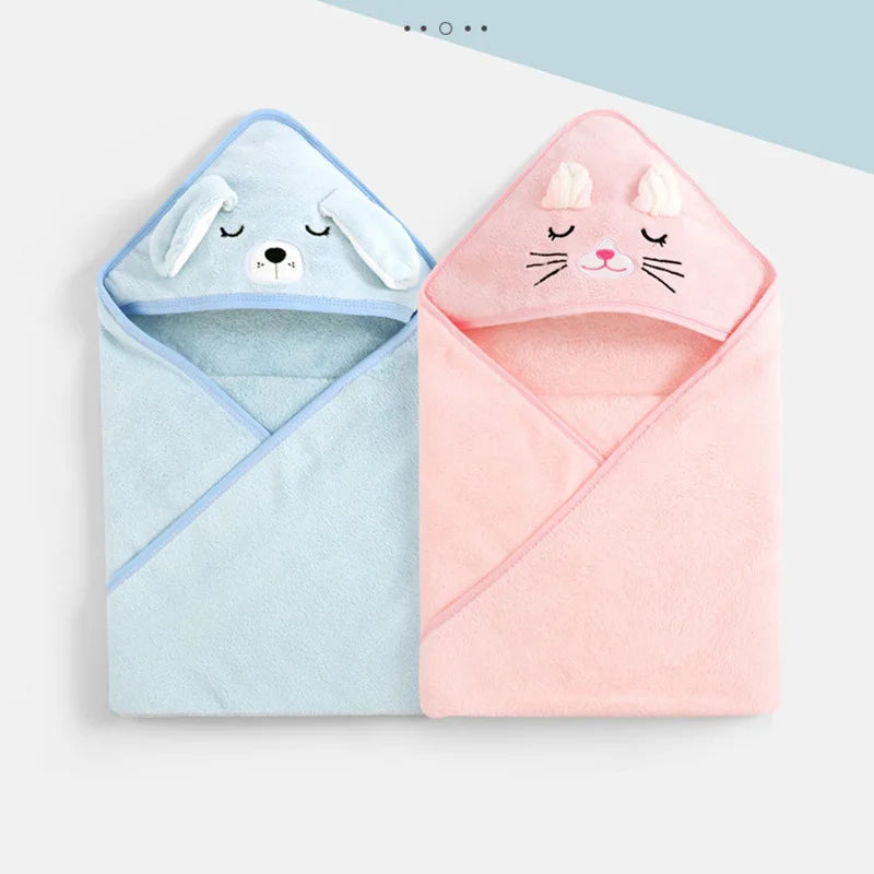 Cute Soft Newborn Hooded Towel