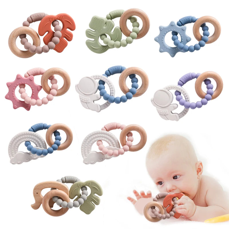 Baby Silicone Teether Toys