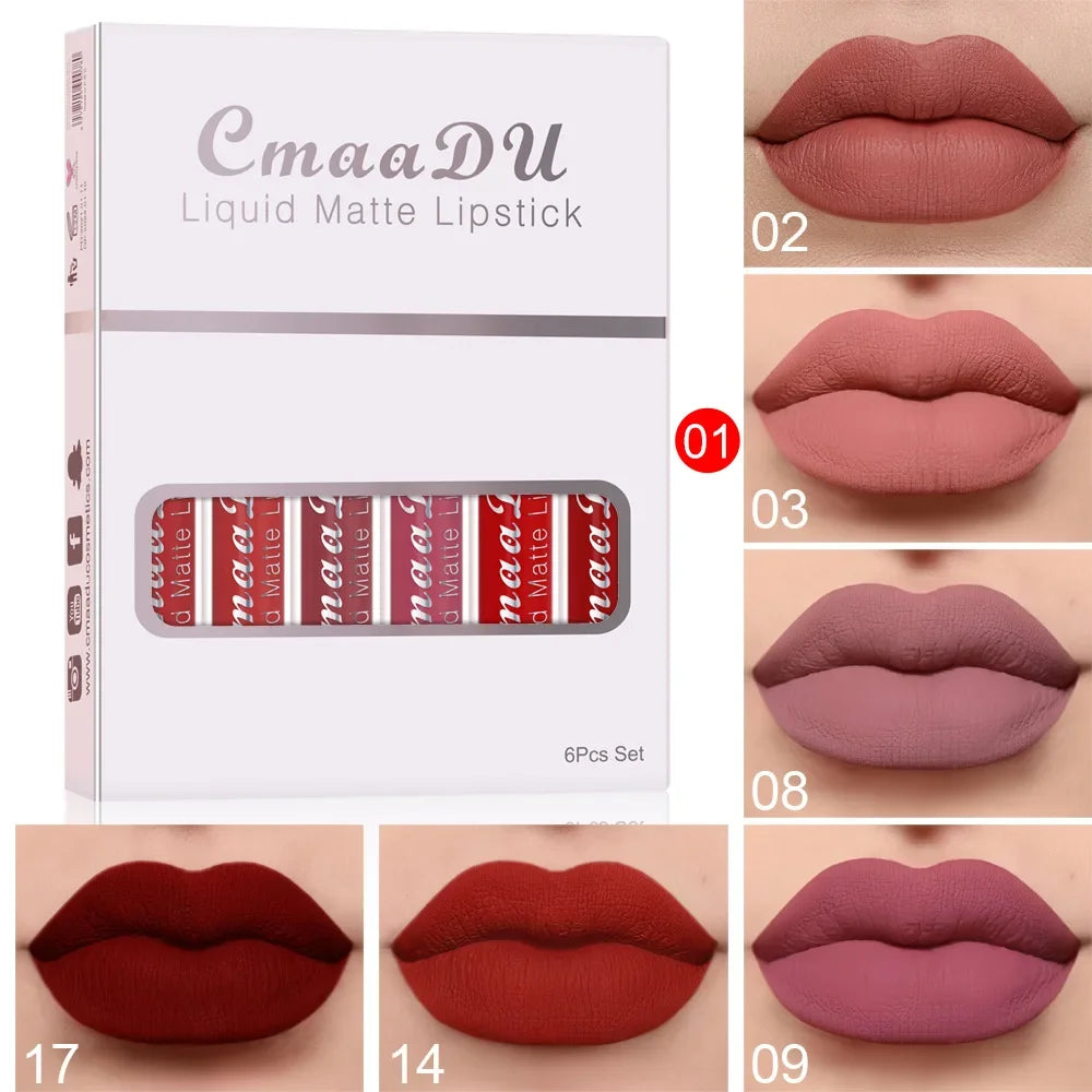 Waterproof Matte Lipstick Set