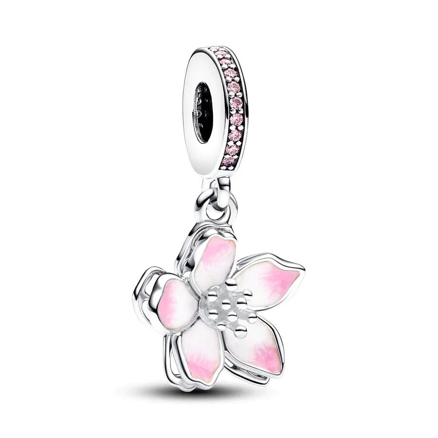 Pink Flowers Series Cherry Blossom Charms
