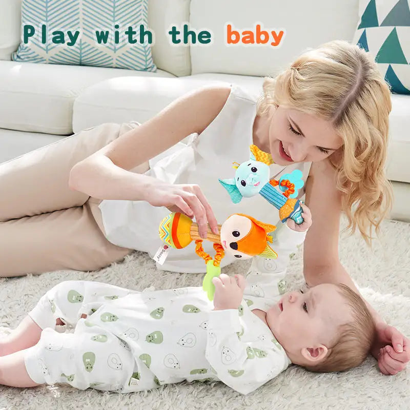 Animal Squeaky Hand Shaker