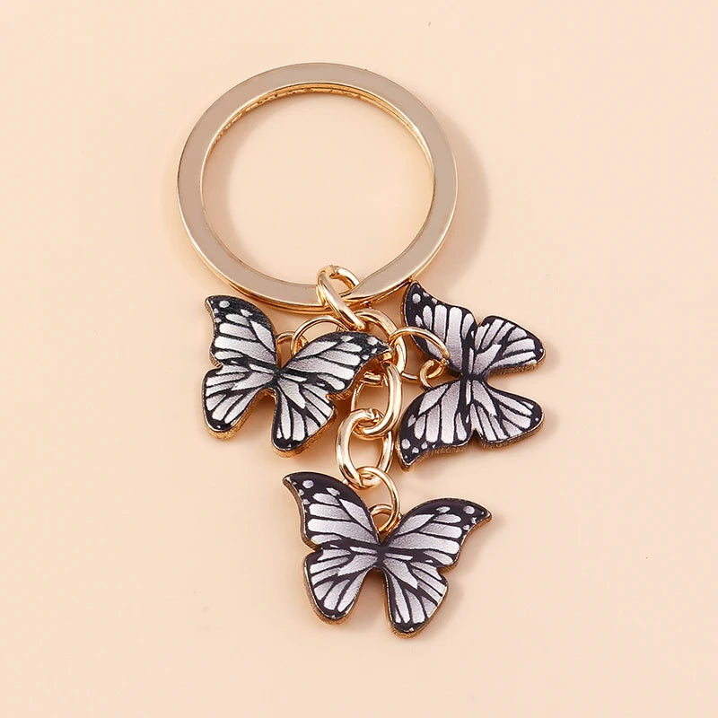 Cute Colorful Butterfly Keychain