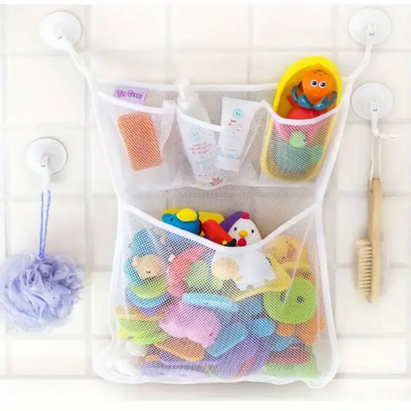 Suction Cup Mesh Bath Toy Storage Bag