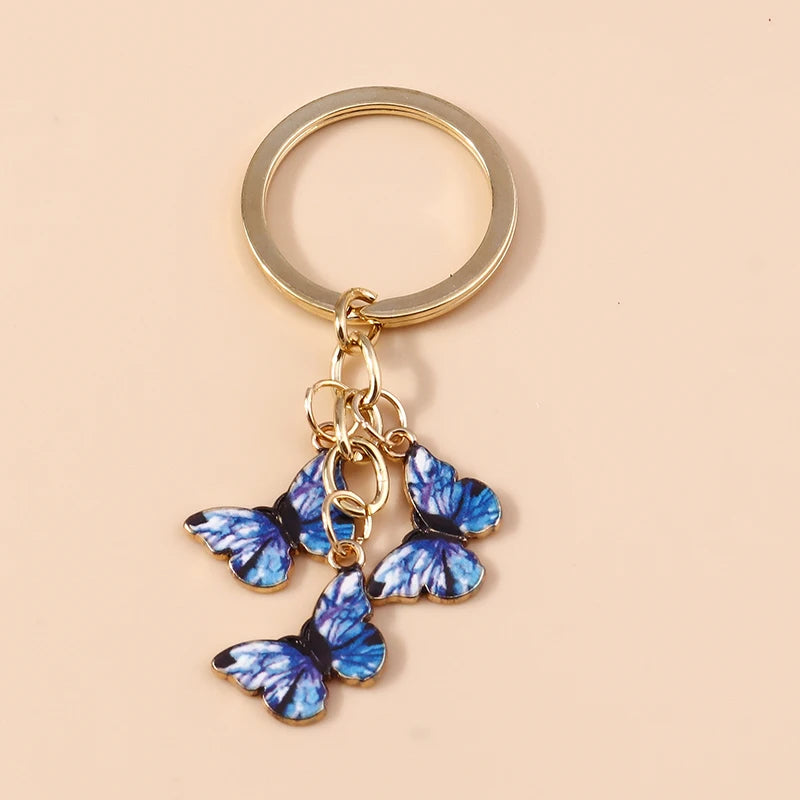 Cute Colorful Butterfly Keychain