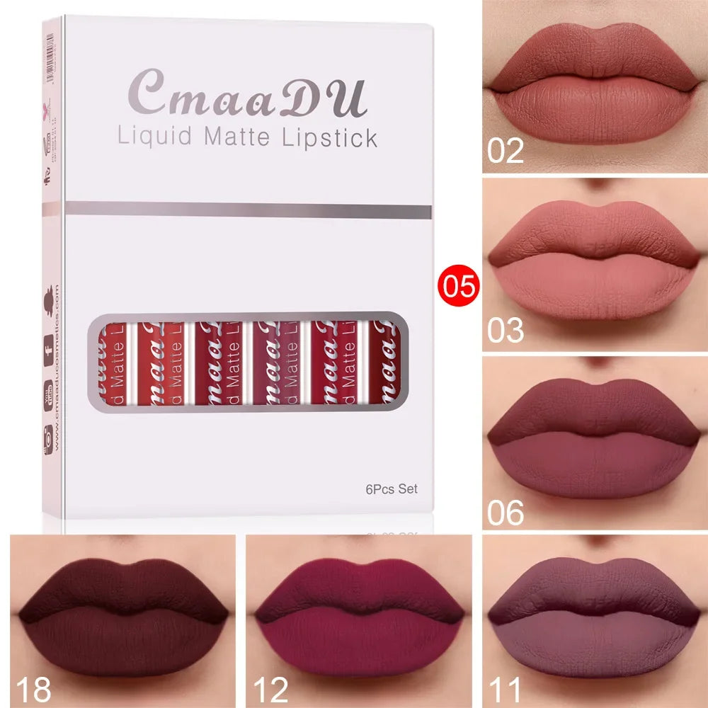 Waterproof Matte Lipstick Set