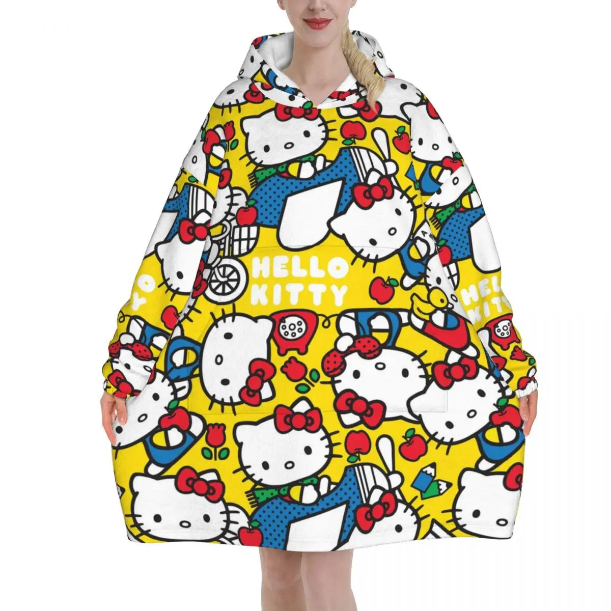 Hello Kitty Oversized Blanket Hoodie