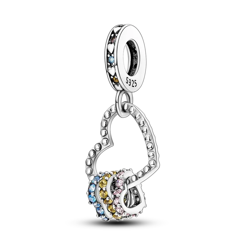 925 Sterling Silver Mothers Day Bracelet Charms