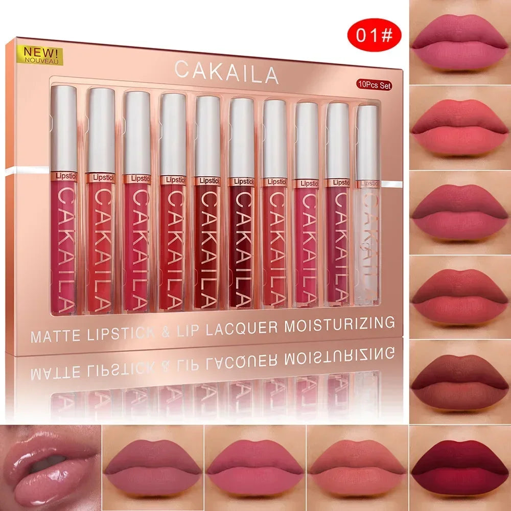 Waterproof Matte Lipstick Set