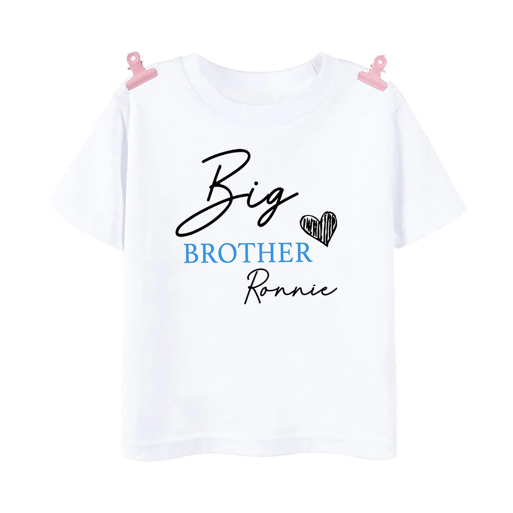 Personalised Big Brother Little Sister Matching Shirt/ Bodysuit